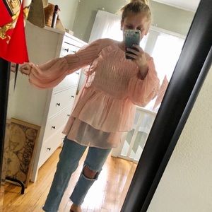 ASOS peasant top